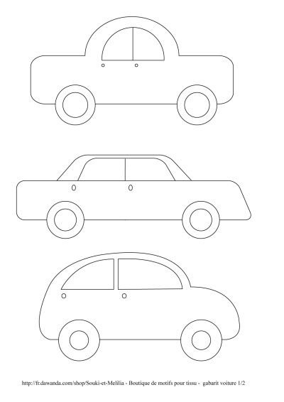 Аппликация для малышей машинки