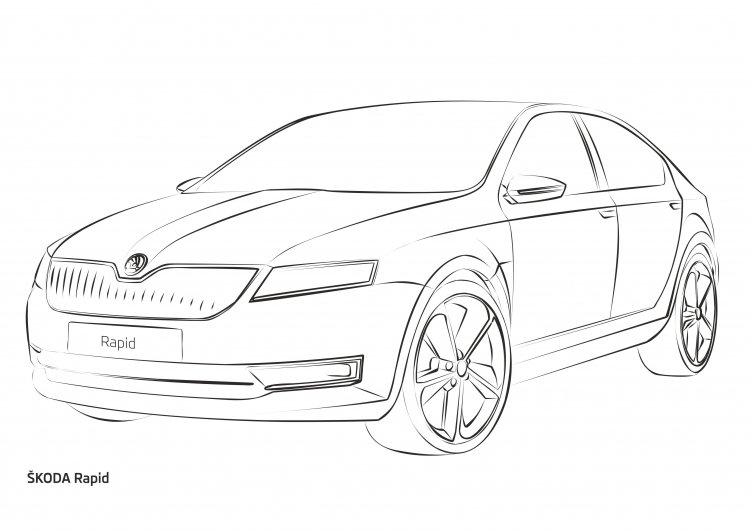 Шкода Октавия а5 скетч