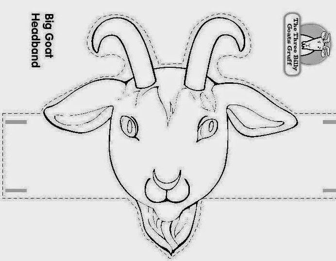 Маска козы сбоку