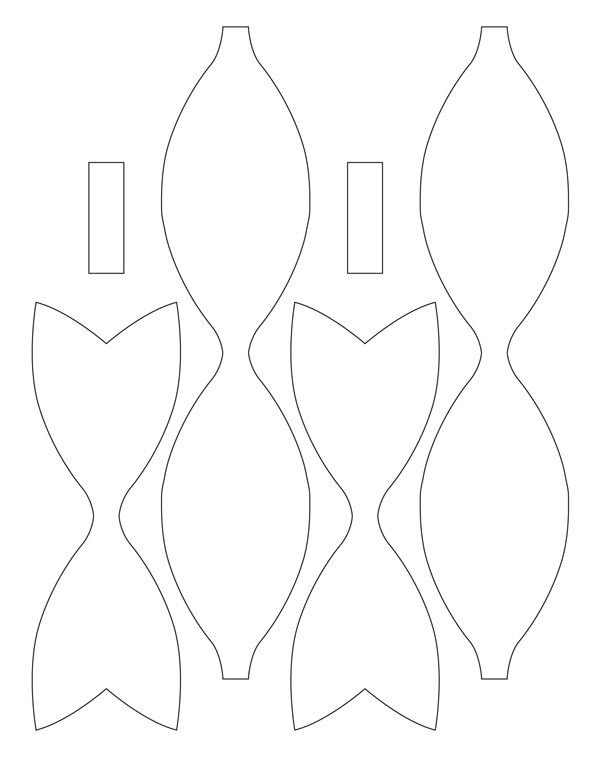 Бантик из бумаги