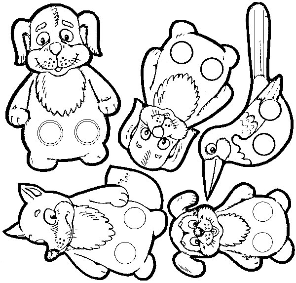 Пальчиковые куклы для кукольного театра