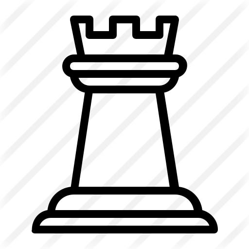 Шахматная фигура ферзь контур