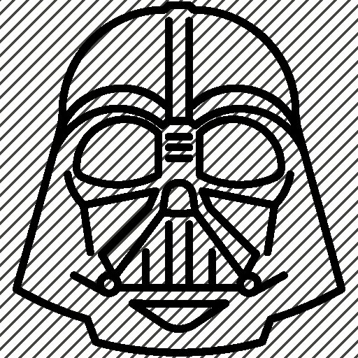 Маска Дарта Вейдера вектор