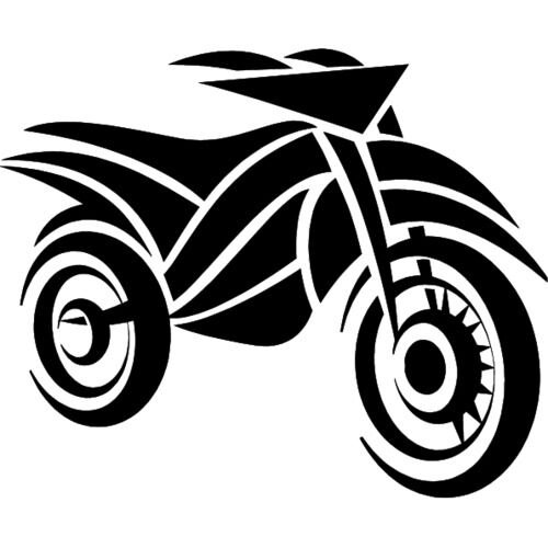 Трафарет мотоцикла