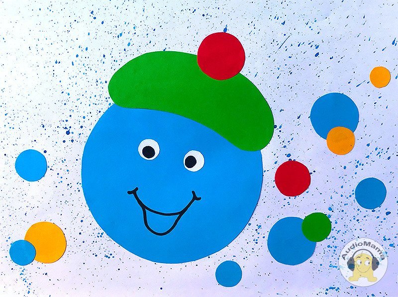 Аппликация Капитошка