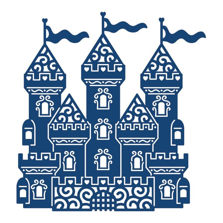 Замок трафарет