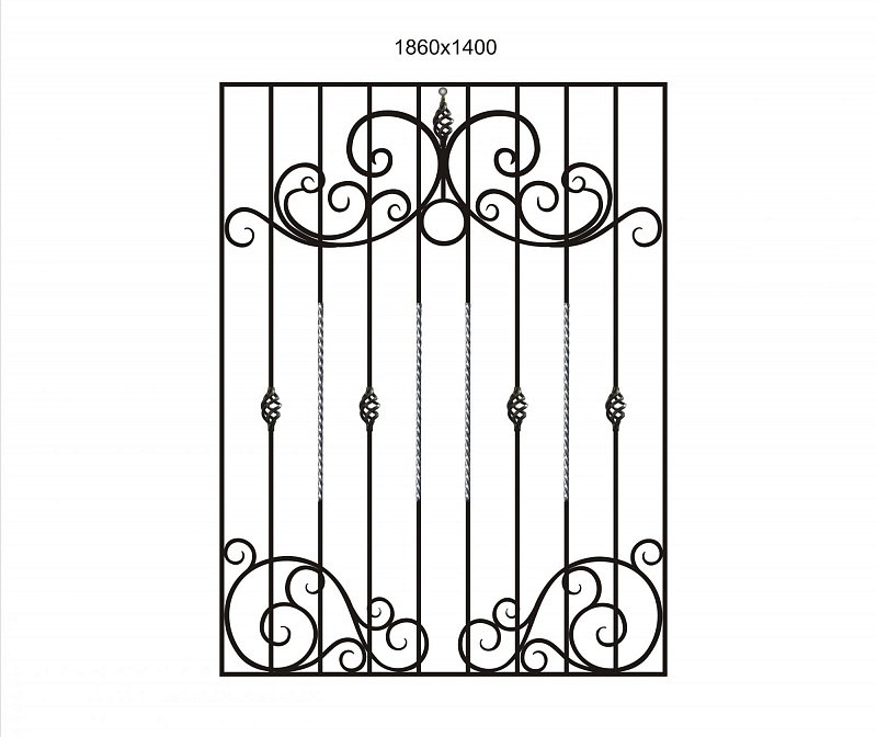 Кованые решетки эскизы
