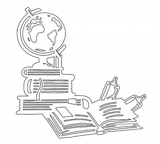 Вытынанки на школьную тему