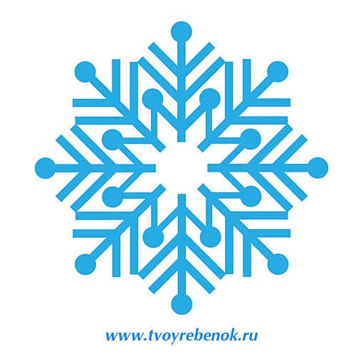 Снежинки для 3д ручки