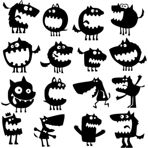 Трафареты прикольные