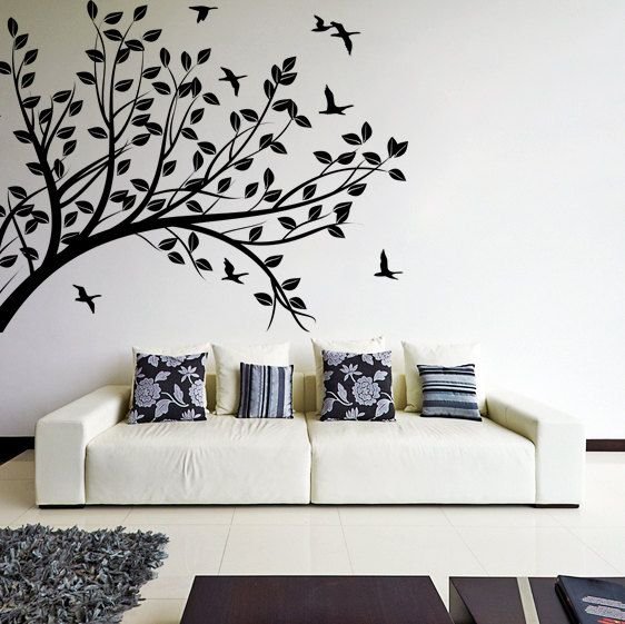 Дерево силуэт декор
