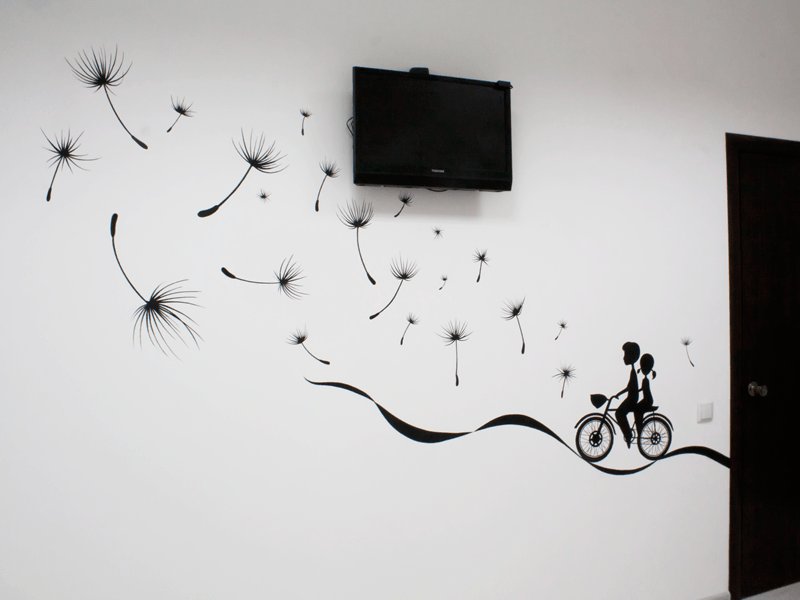 Эскизы рисунков на стену