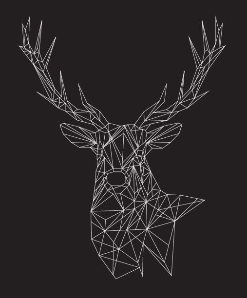 Геометрический олень