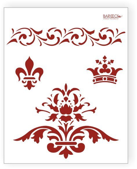 Орнамент трафарет