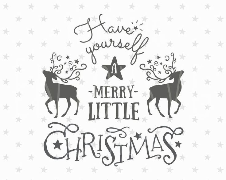 Merry Christmas распечатка