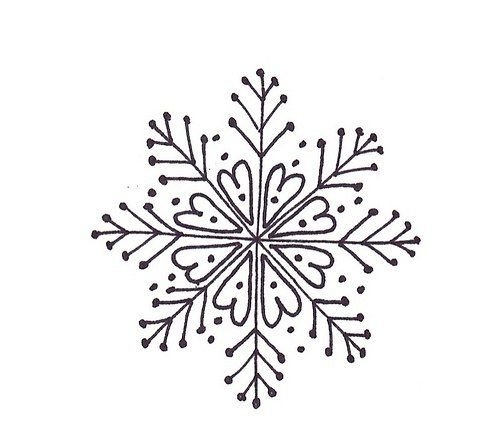 Снежинки для выжигания