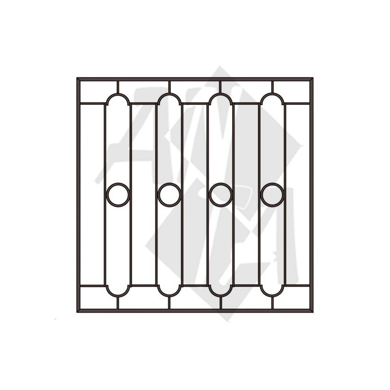 Решетка оконная металлическая чертеж