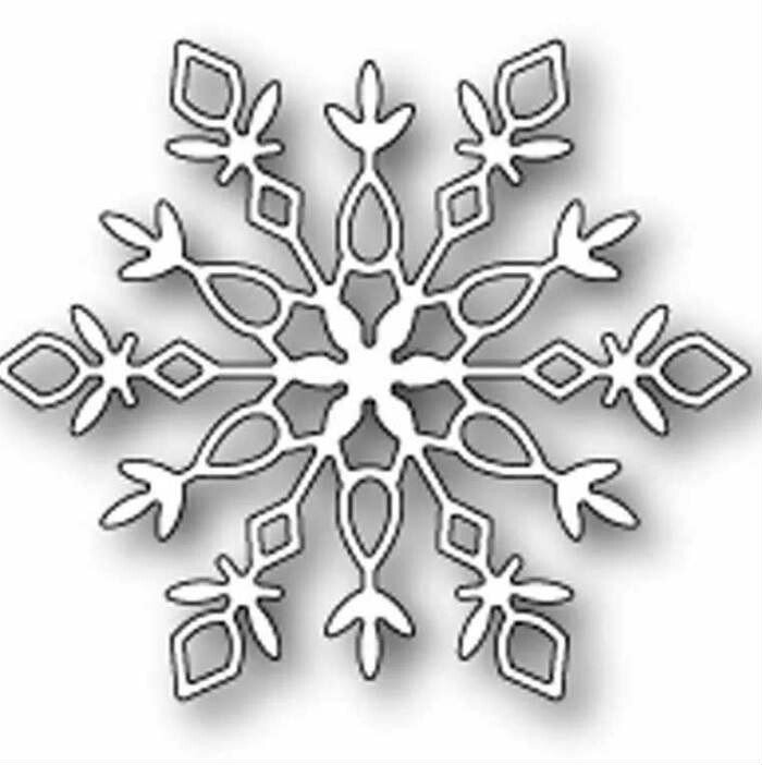 Трафарет «снежинки»