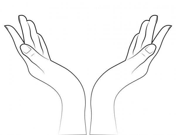 Ладонь рисунок