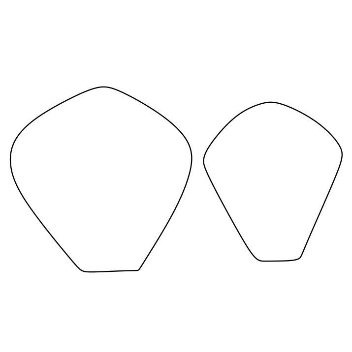 Лепесток розы трафарет