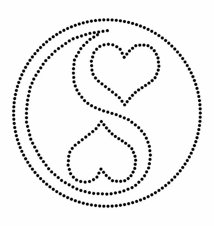 Трафарет для вышивки