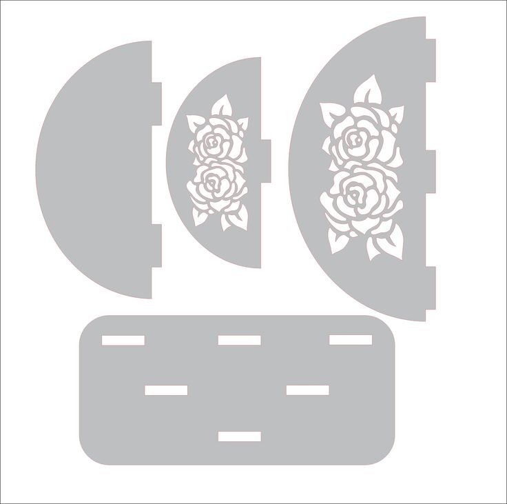 Салфетницы из фанеры чертежи