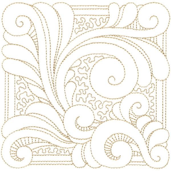 Художественная стежка трапунто