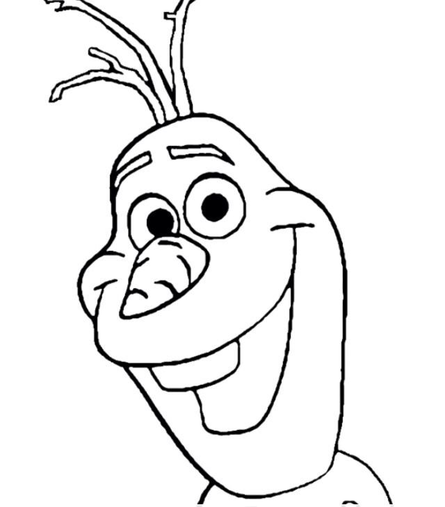 Олаф Снеговик голова