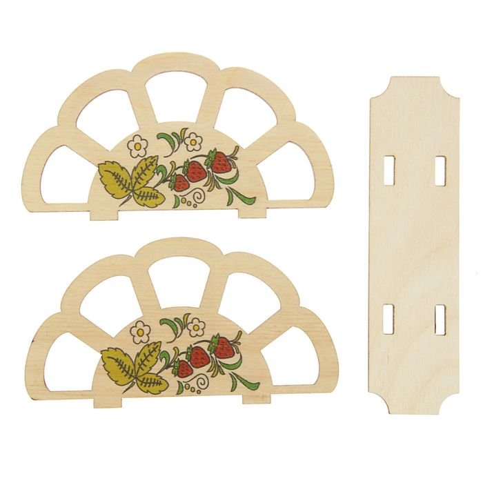 Салфетница из фанеры чертежи