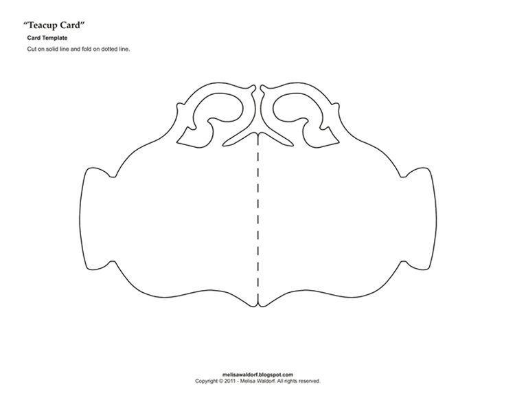Трафарет чайника для чайных пакетиков