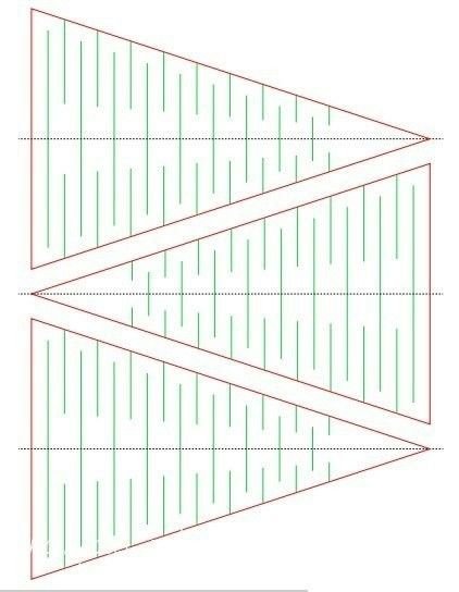Гирлянда из бумаги трафарет