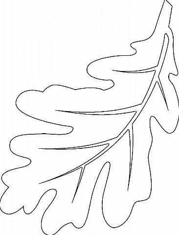 Вытынанки осенние листья