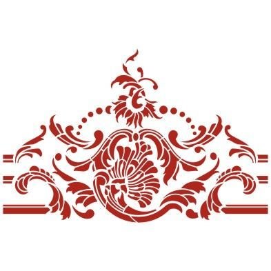 Трафарет Бароччи круг