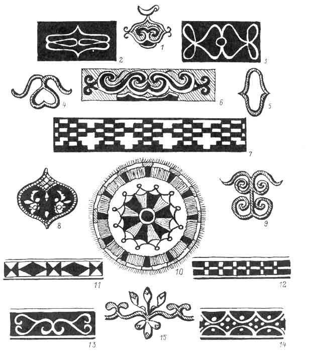 Бурятский молоточный орнамент