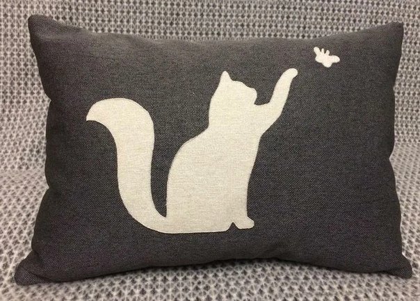 Аппликация на подушку