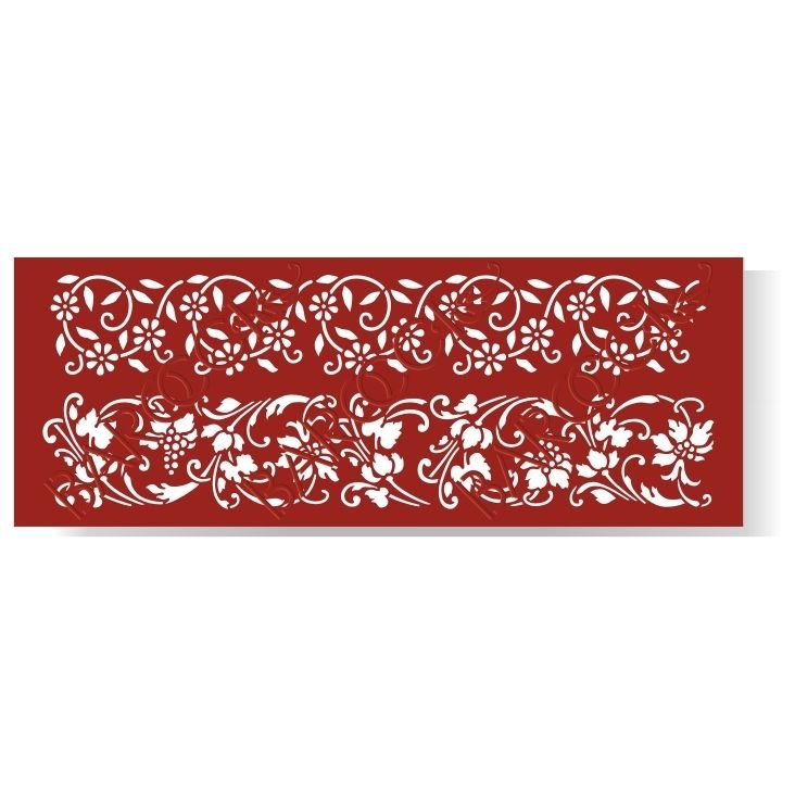 Трафарет Бароччи круг