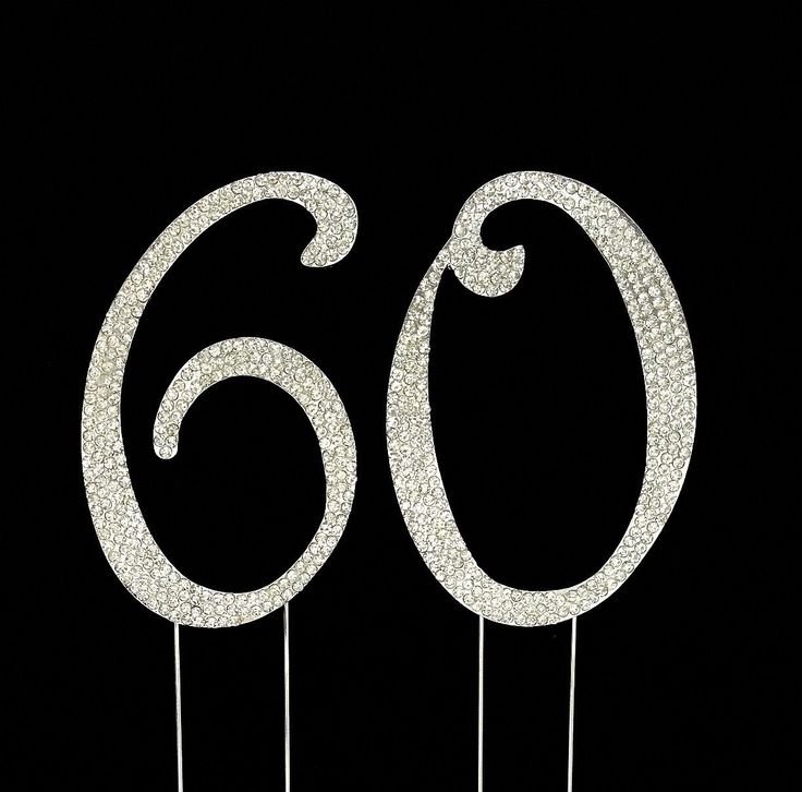 Цифра 60 трафарет для торта