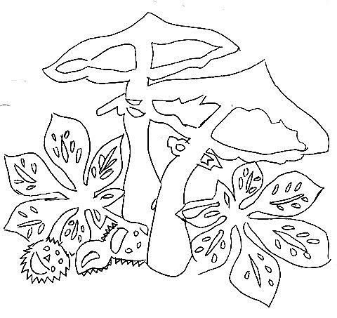 Осенние вырезки на окна