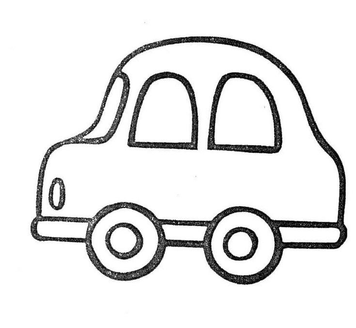 Машинка рисунок