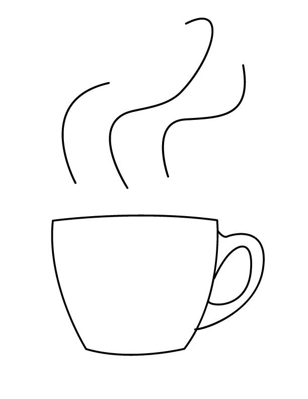 Кружка трафарет