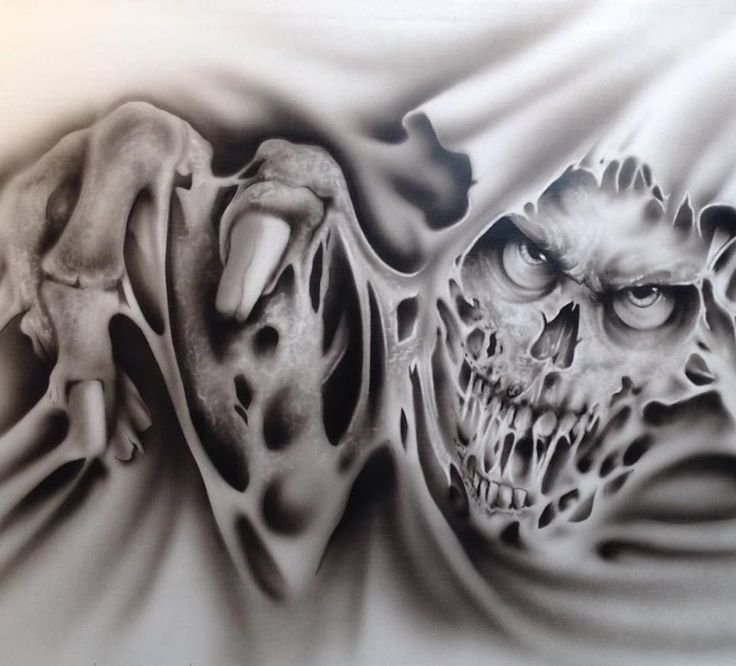 Эскизы для аэрографии