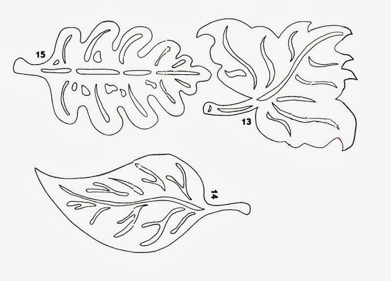 Осенние украшения для вырезания