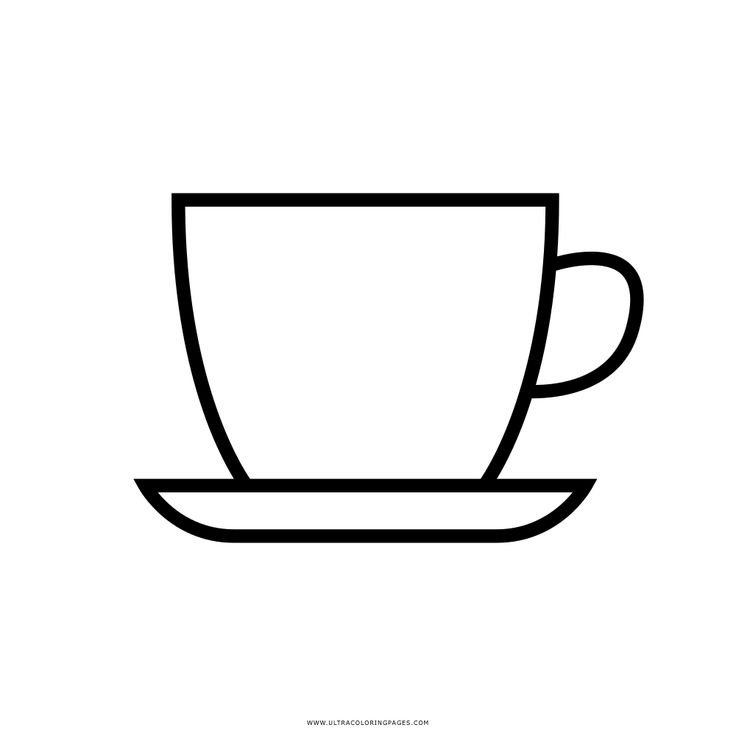 Трафарет чашки для вырезания