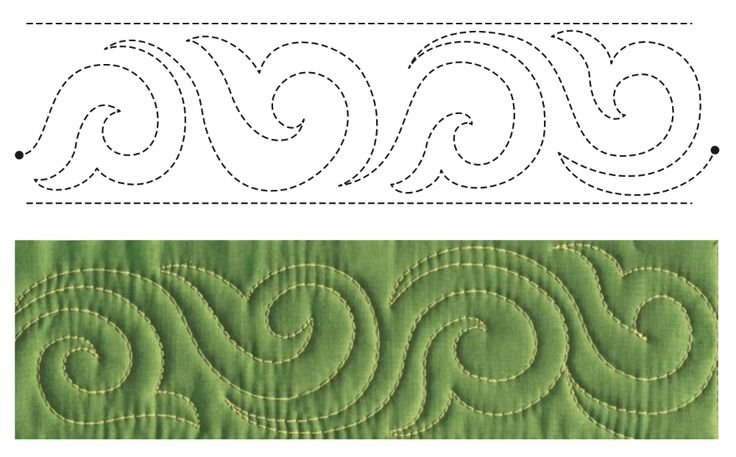 Узоры для простегивания одеяла