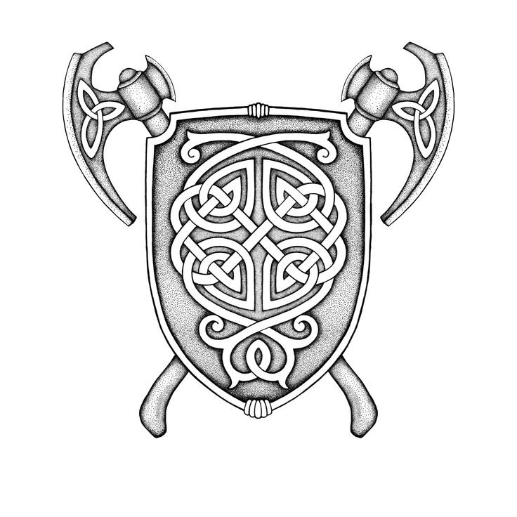 Славянский символ щит Перуна