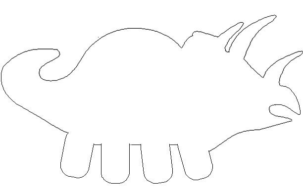 Аппликация динозавр