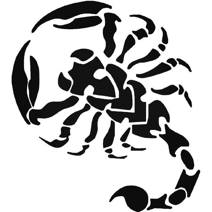 Скорпион стилизация