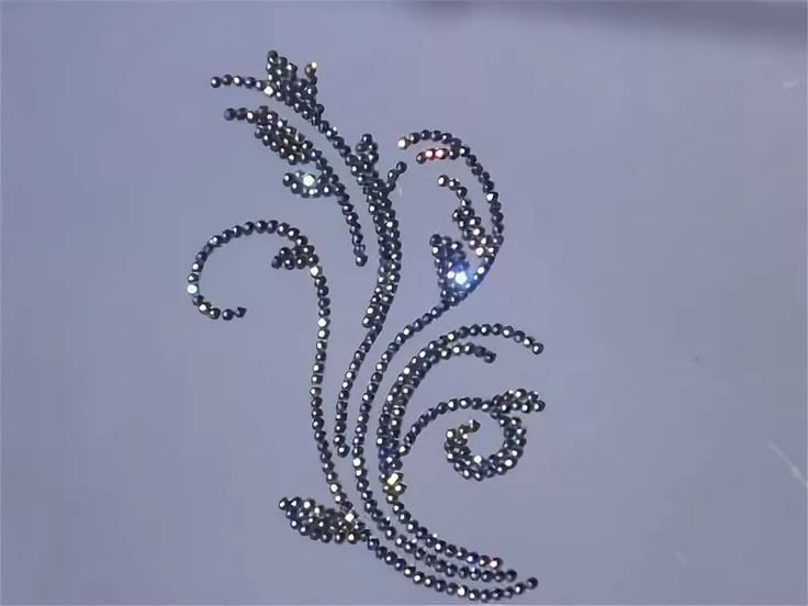 Узоры для вышивки пайетками