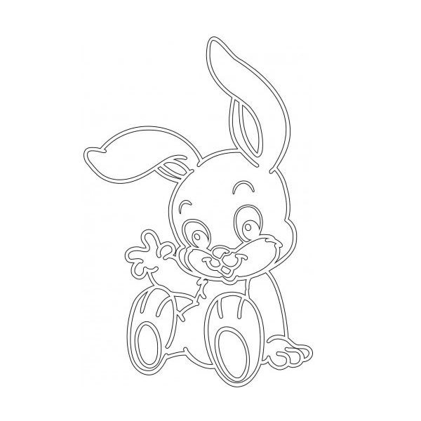 Вытынанка Зайчата