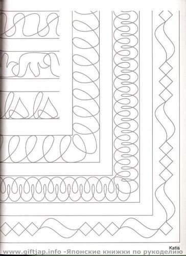 Схема Стежки для квилта для начинающих